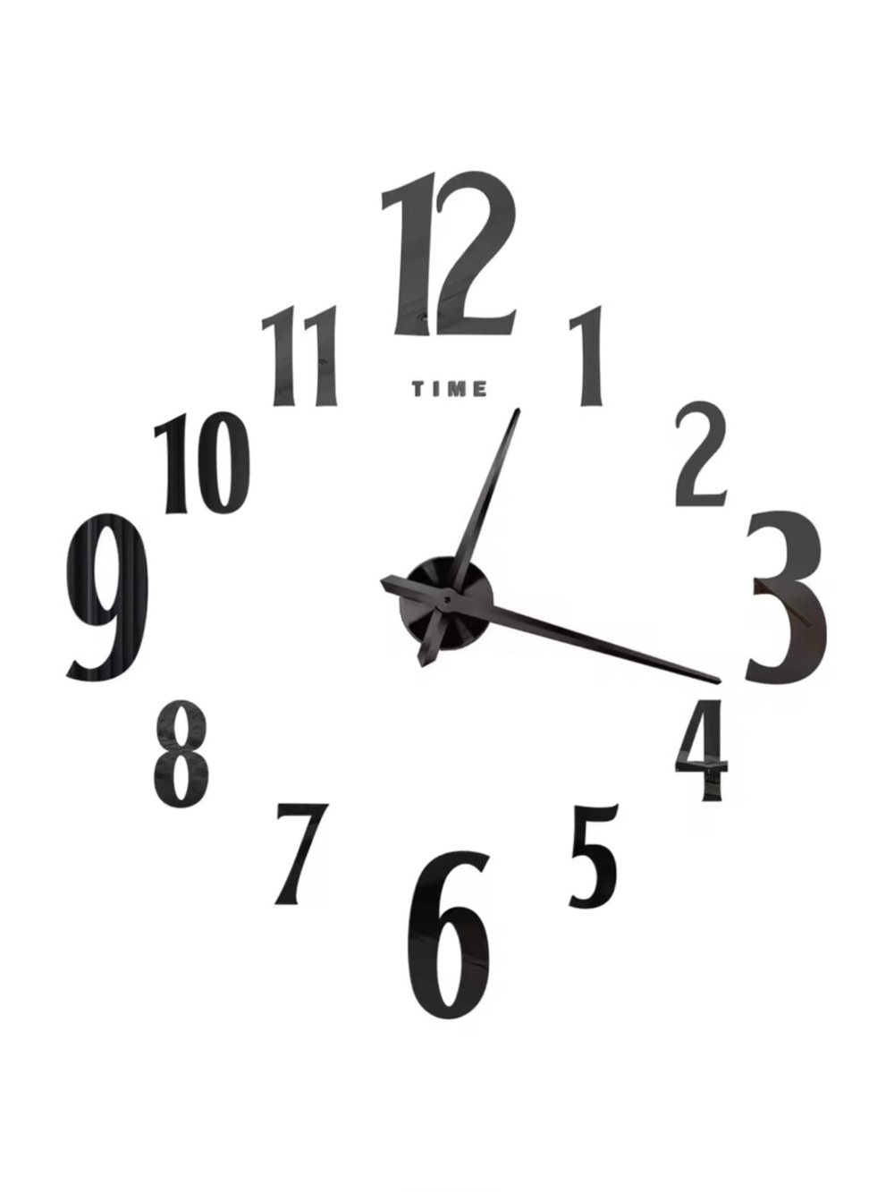 47” Black Wall clock